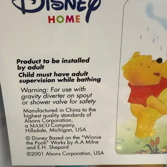 Vintage Disney Winnie the Pooh 100 Acre Shower Head 2001 - Picture 10 of 13